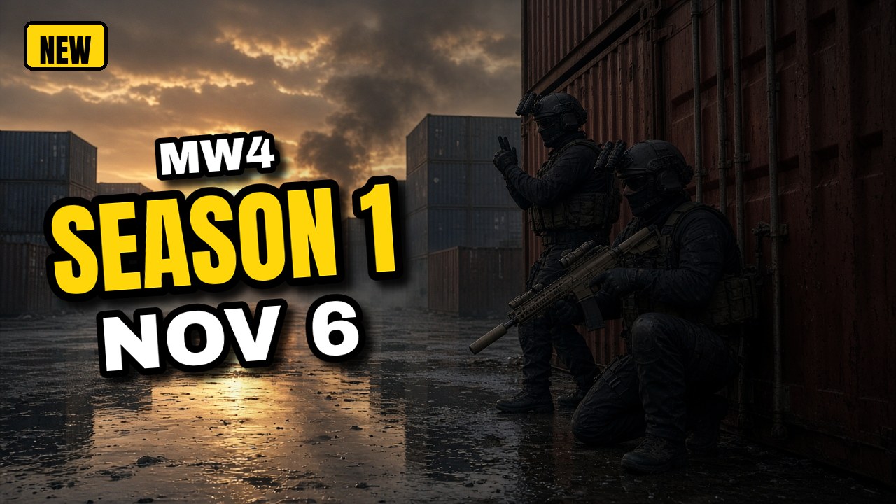 MW4 Roadmap: Shipment Oct 27, Season 1 for MW4 and Warzone on November 6