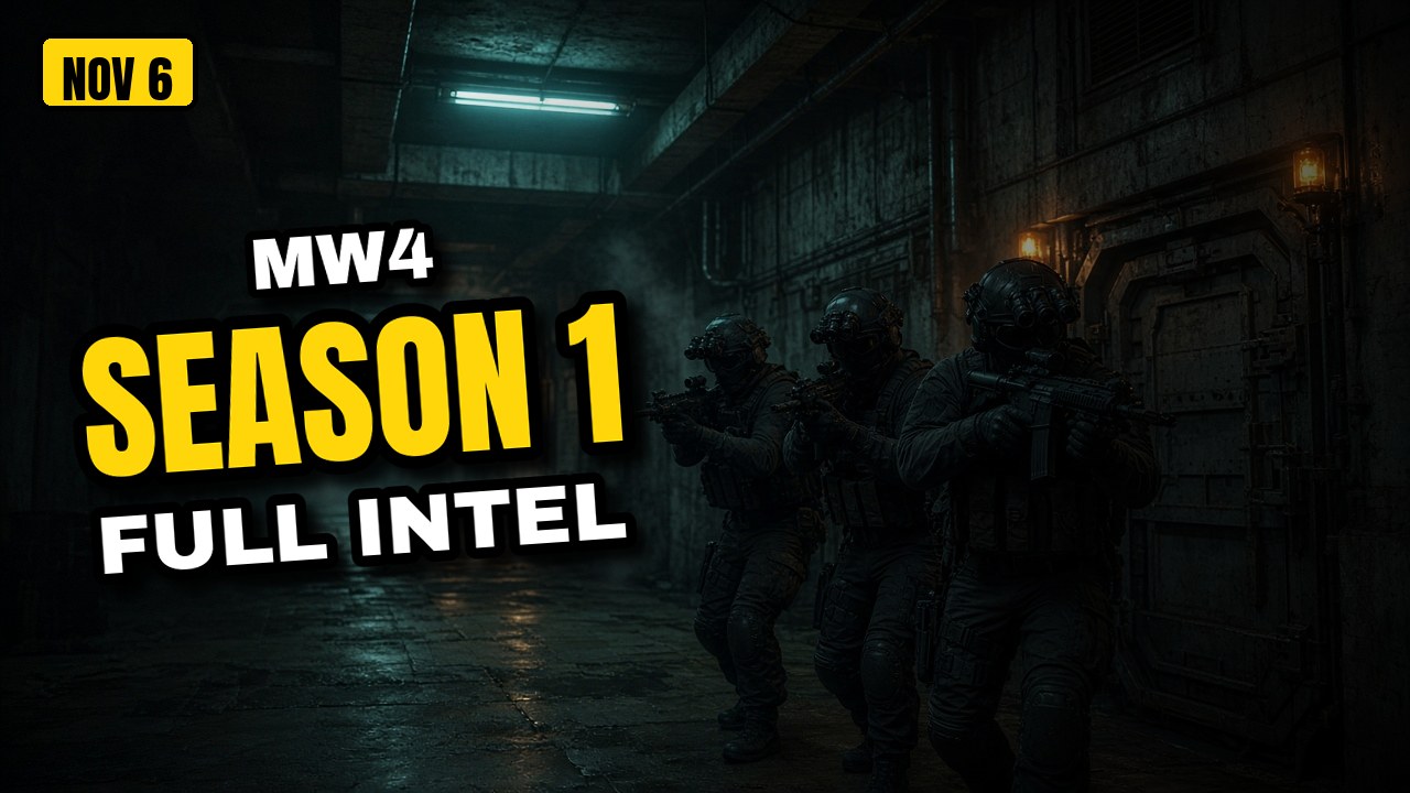 MW4 Season 1 Full Intel: X01 Black Site DMZ, CSG-35 SMG, Hajin and Zodiac Hit Warzone November 6